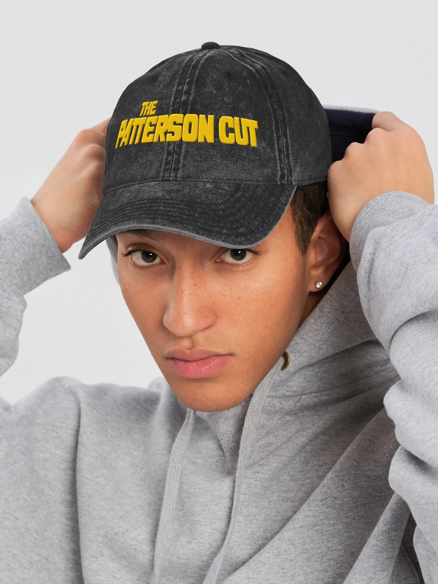The Patterson Cut Retro Logo [Yellow] Vintage Wash Hat product image (5)