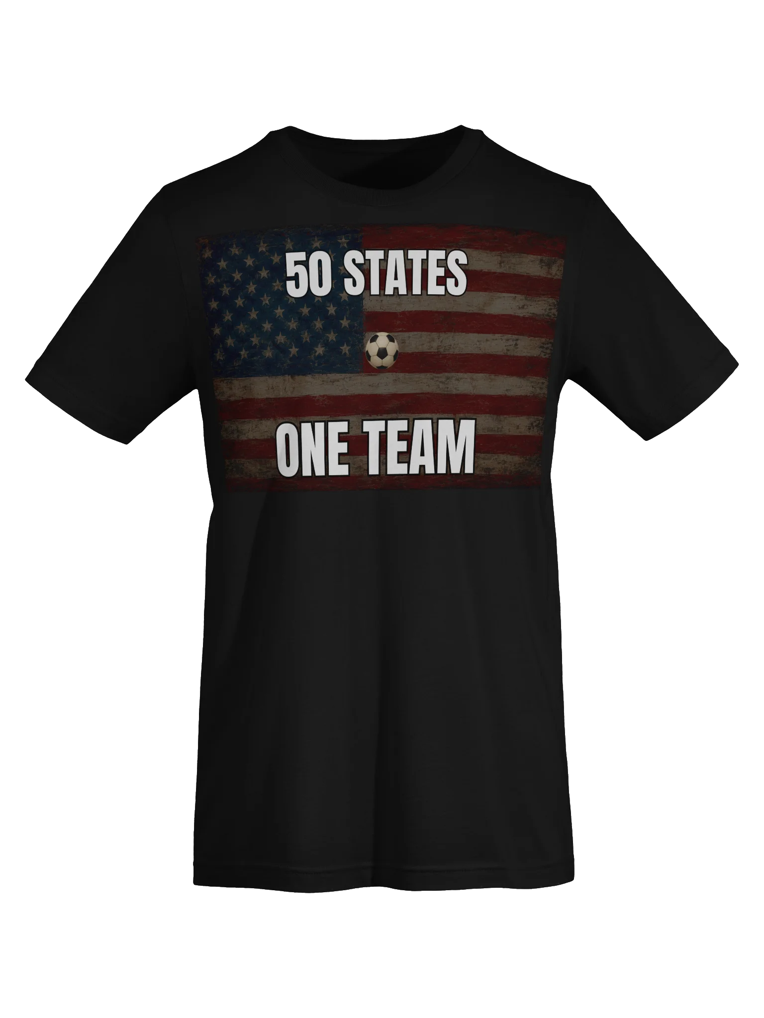 50 States One Team Soccer Shirt | USA Soccer Fan Tee | US Soccer NT supporter apparel product image (45)