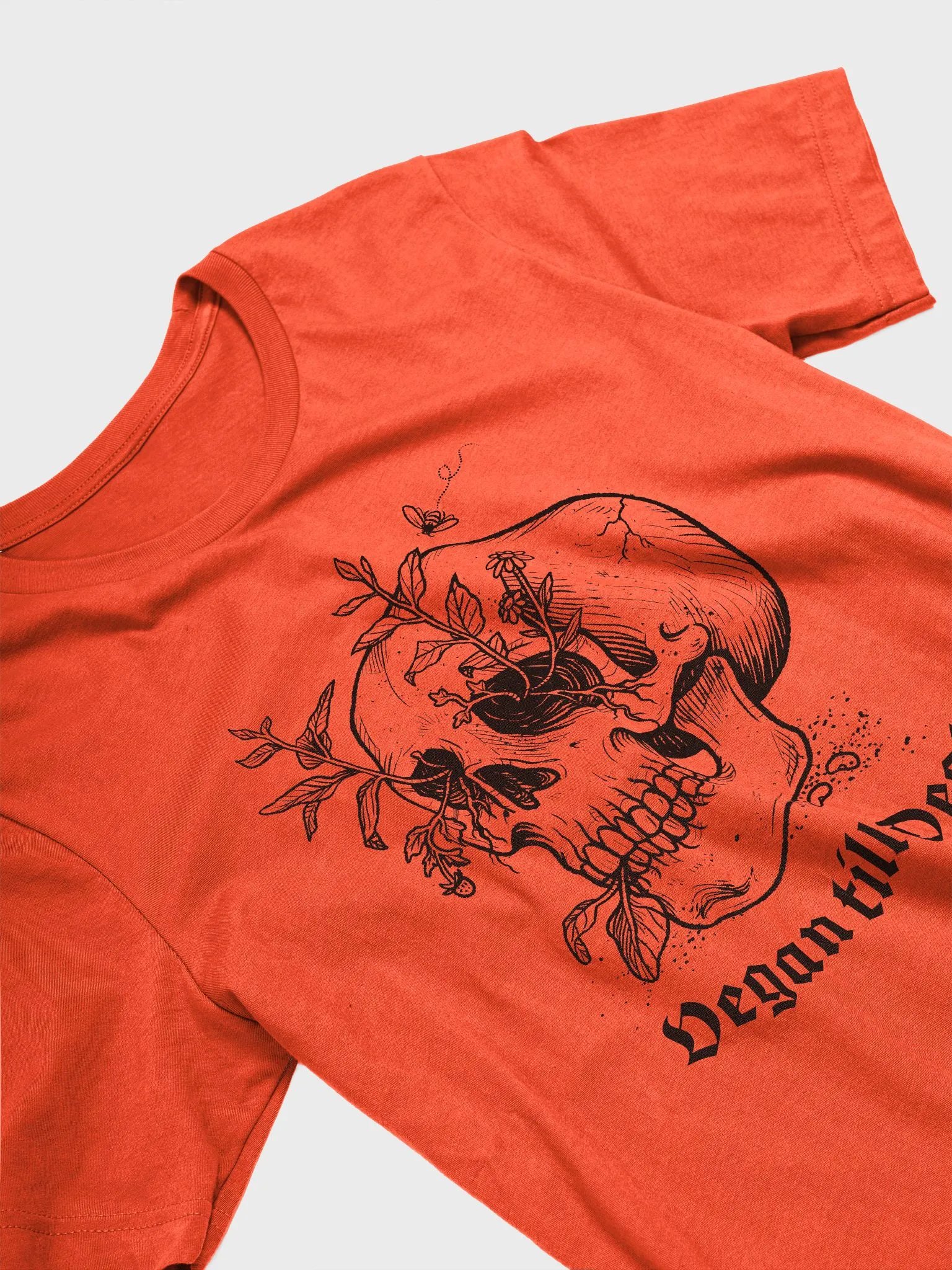 Vegan till Death black print tee product image (2)