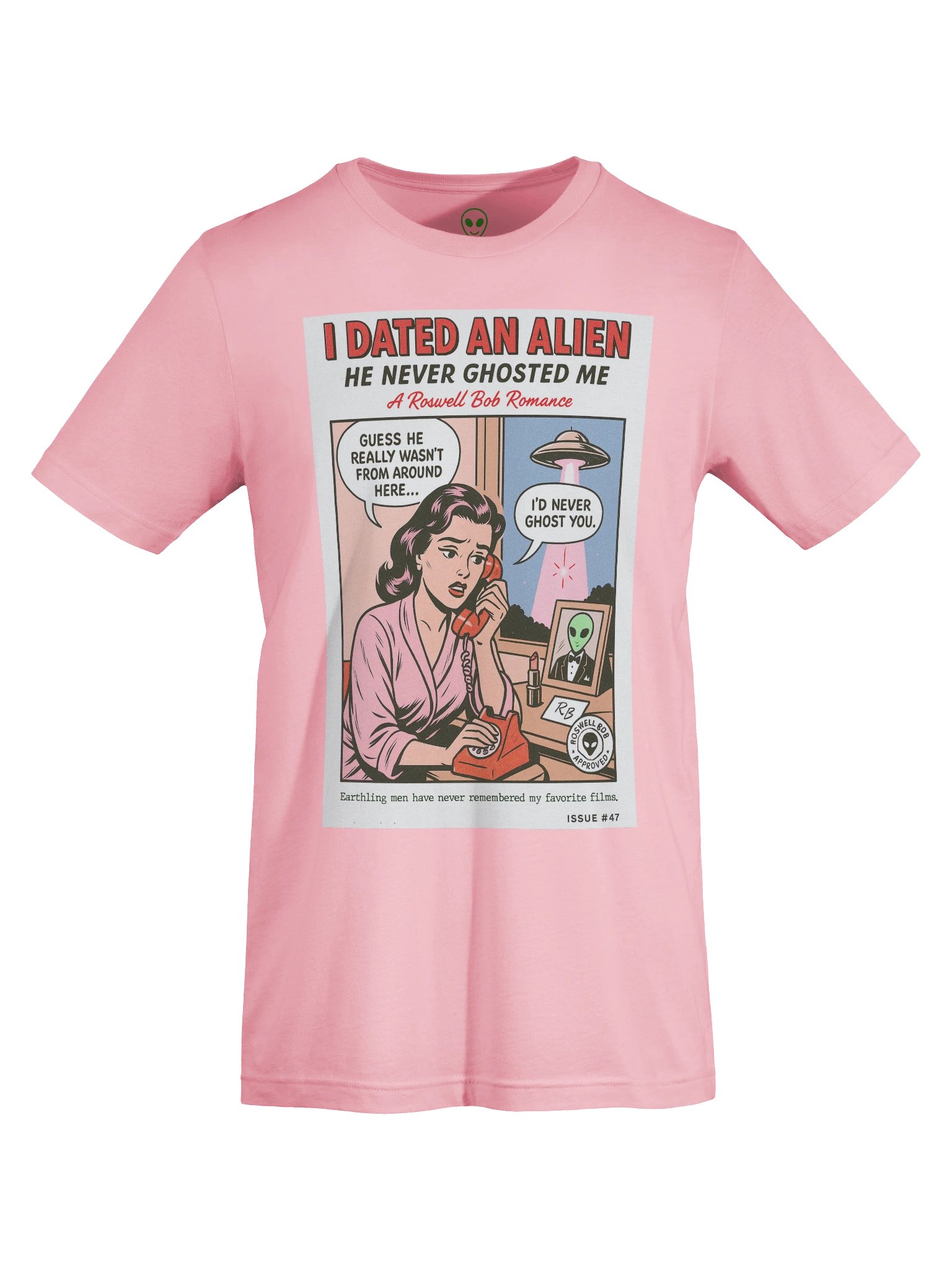 I Dated an Alien, He Never Ghosted Me Comic Book Parody Concert Tee Fit Unisex T-Shirt product image (55)