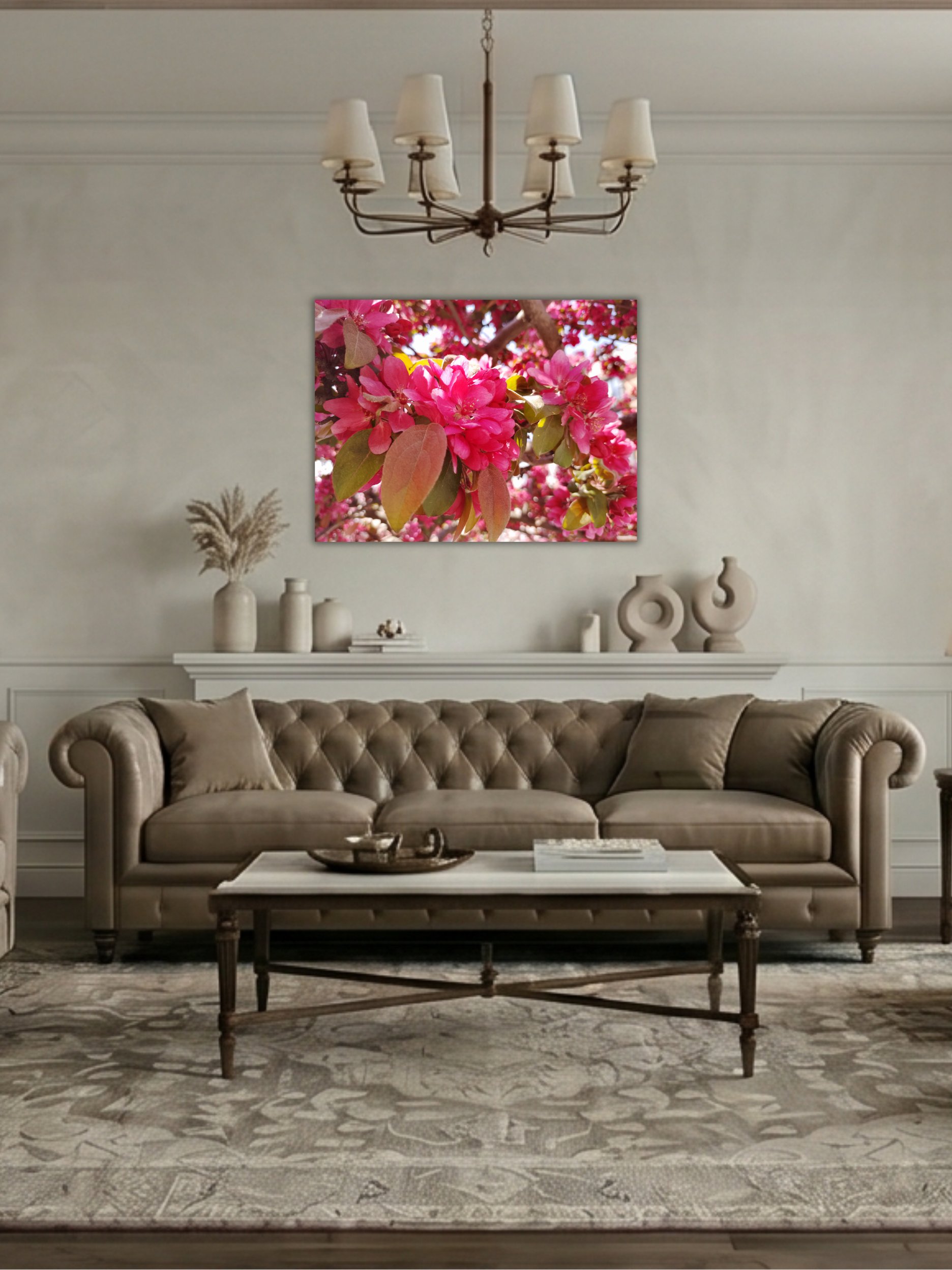Ethereal Magenta Spring Blossoms – Canvas Fine Art product image (4)