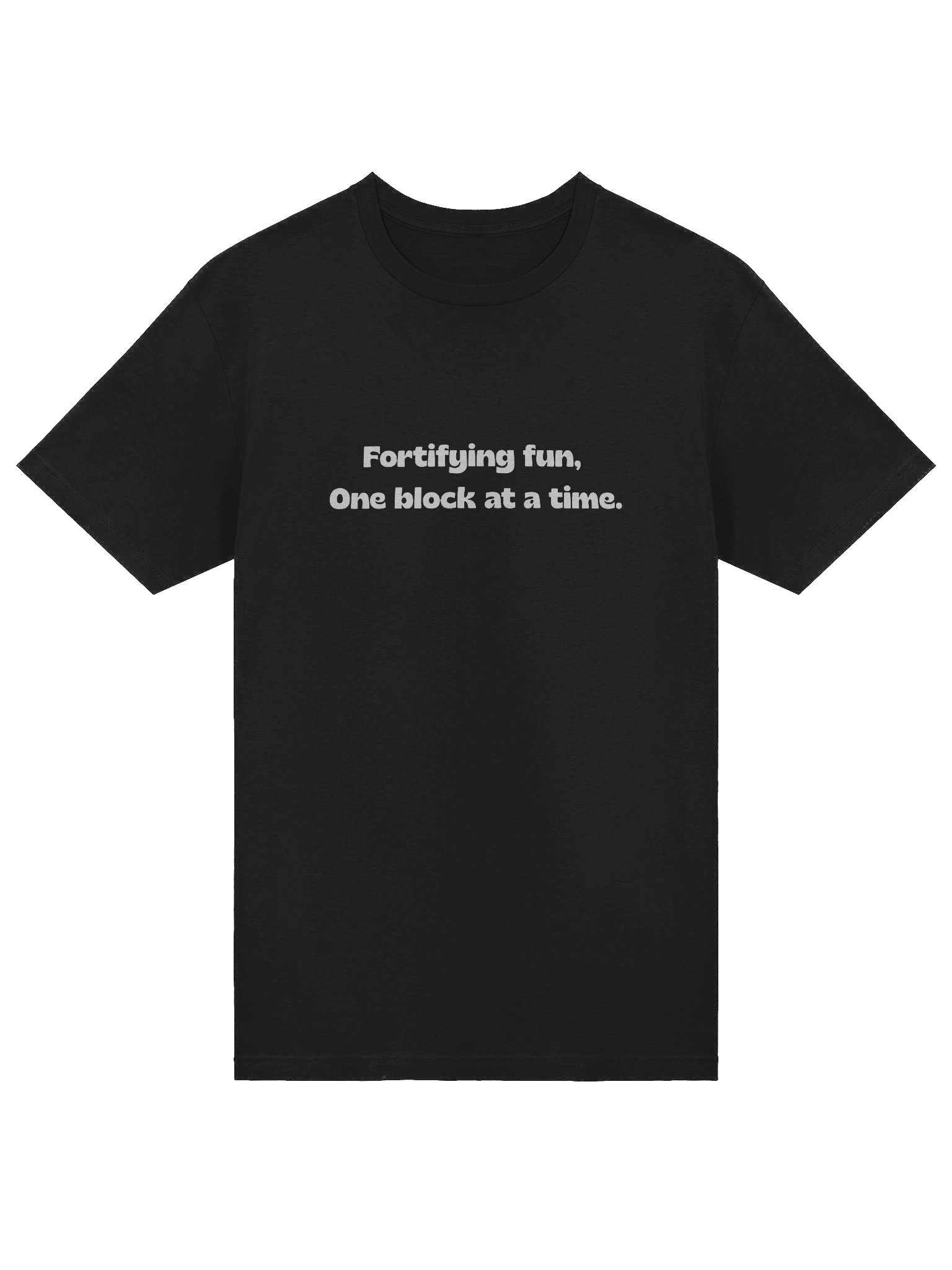 Minefort “One Block at a Time” T-Shirt – Black product image (5)