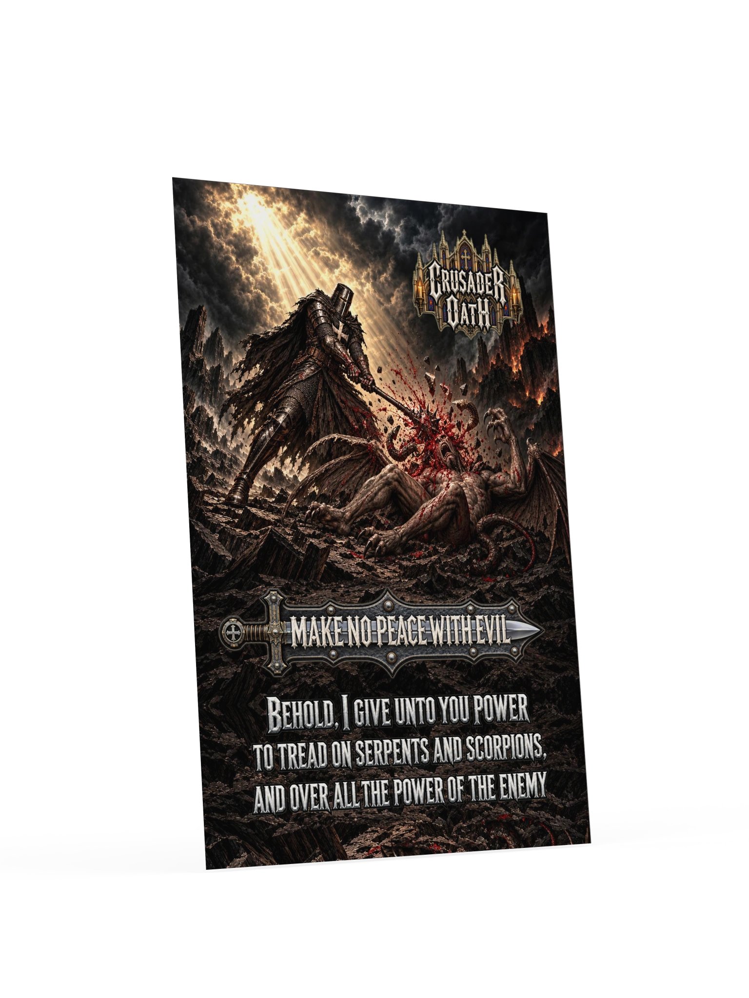 Make No Peace With Evil Posters product image (7)