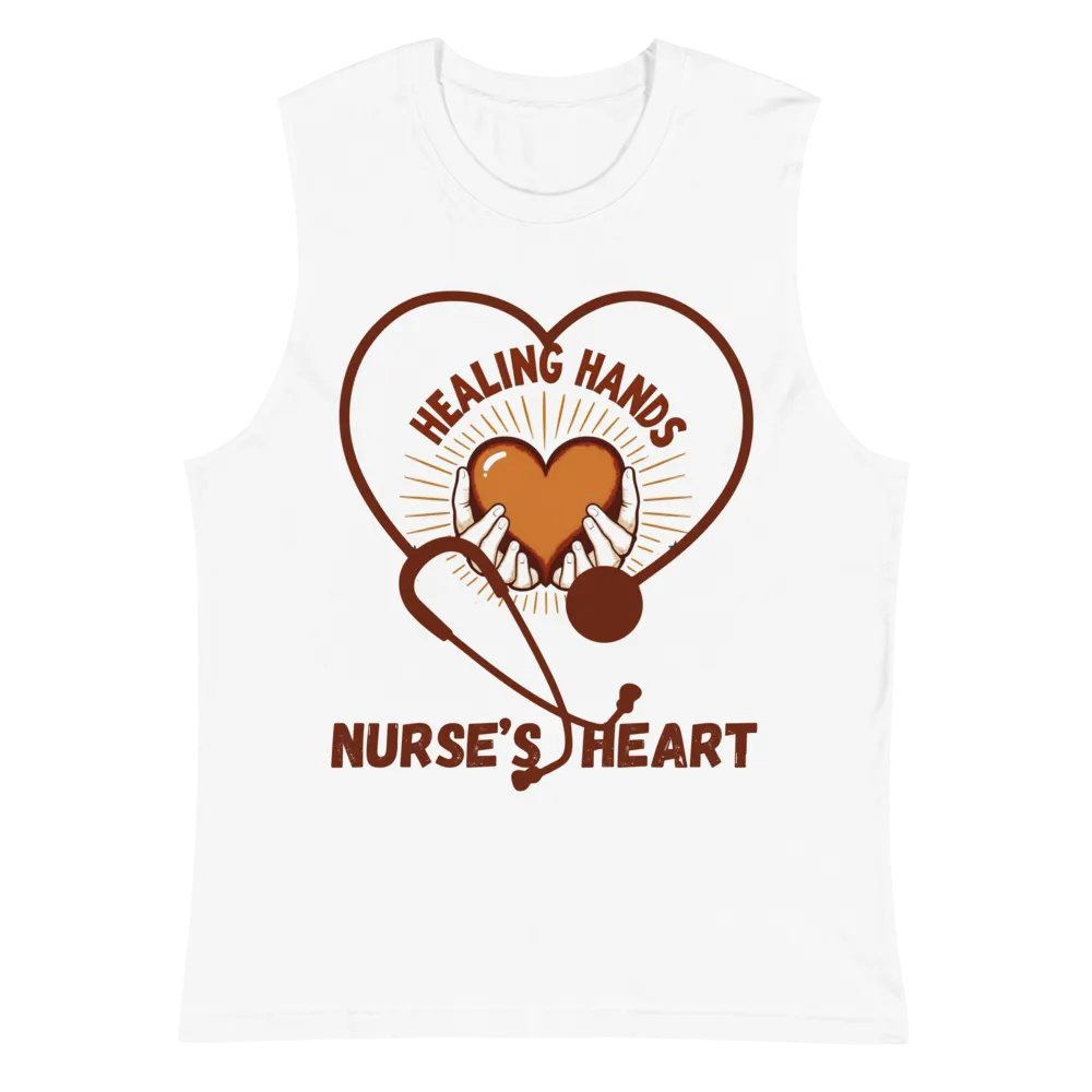 Healing Hands Nurse's Heart Muscle Tank product image (6)