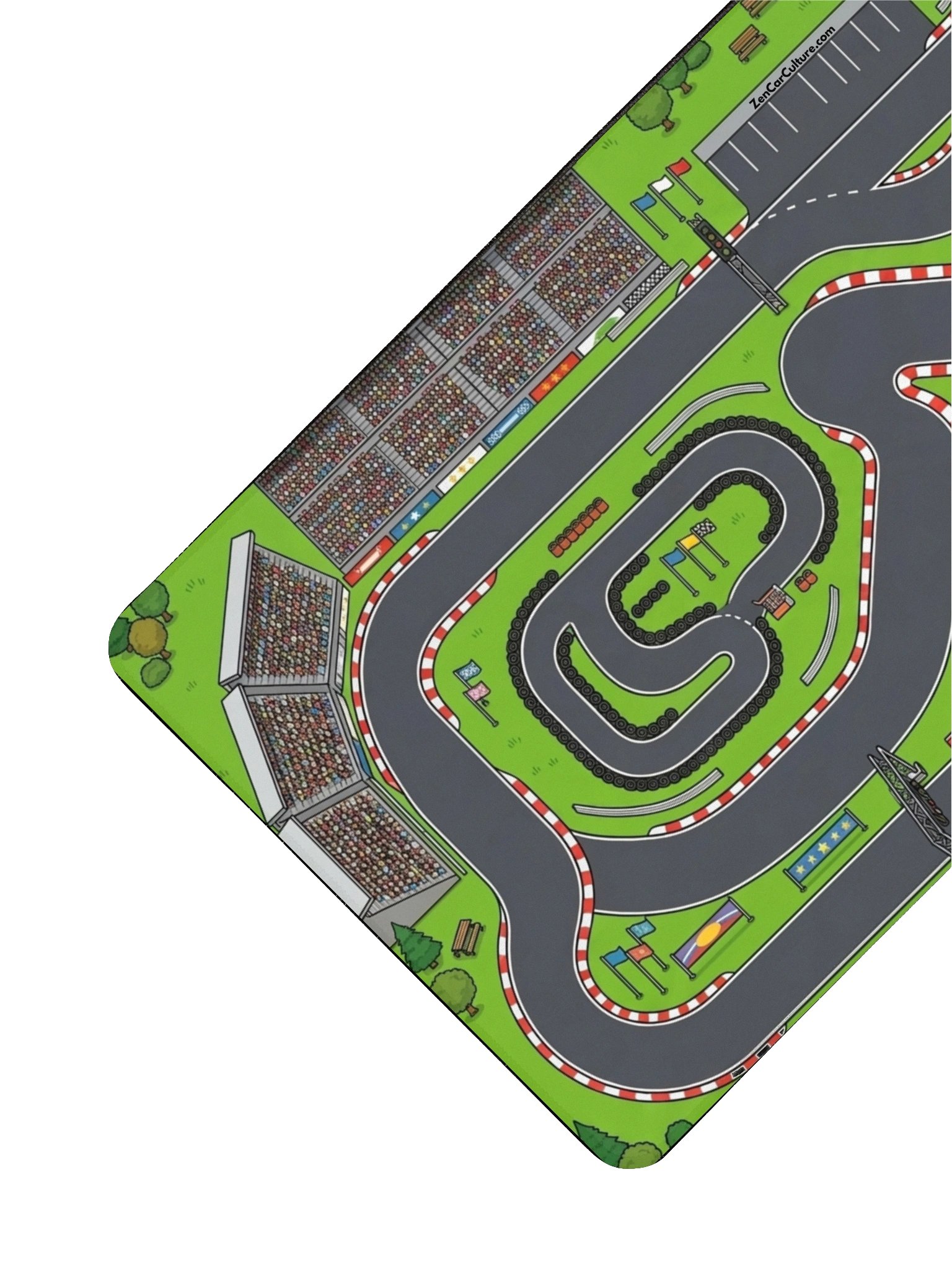 Apex Circuit Play Style Desk Pad & Mouse Mat | Zen Car Culture product image (3)