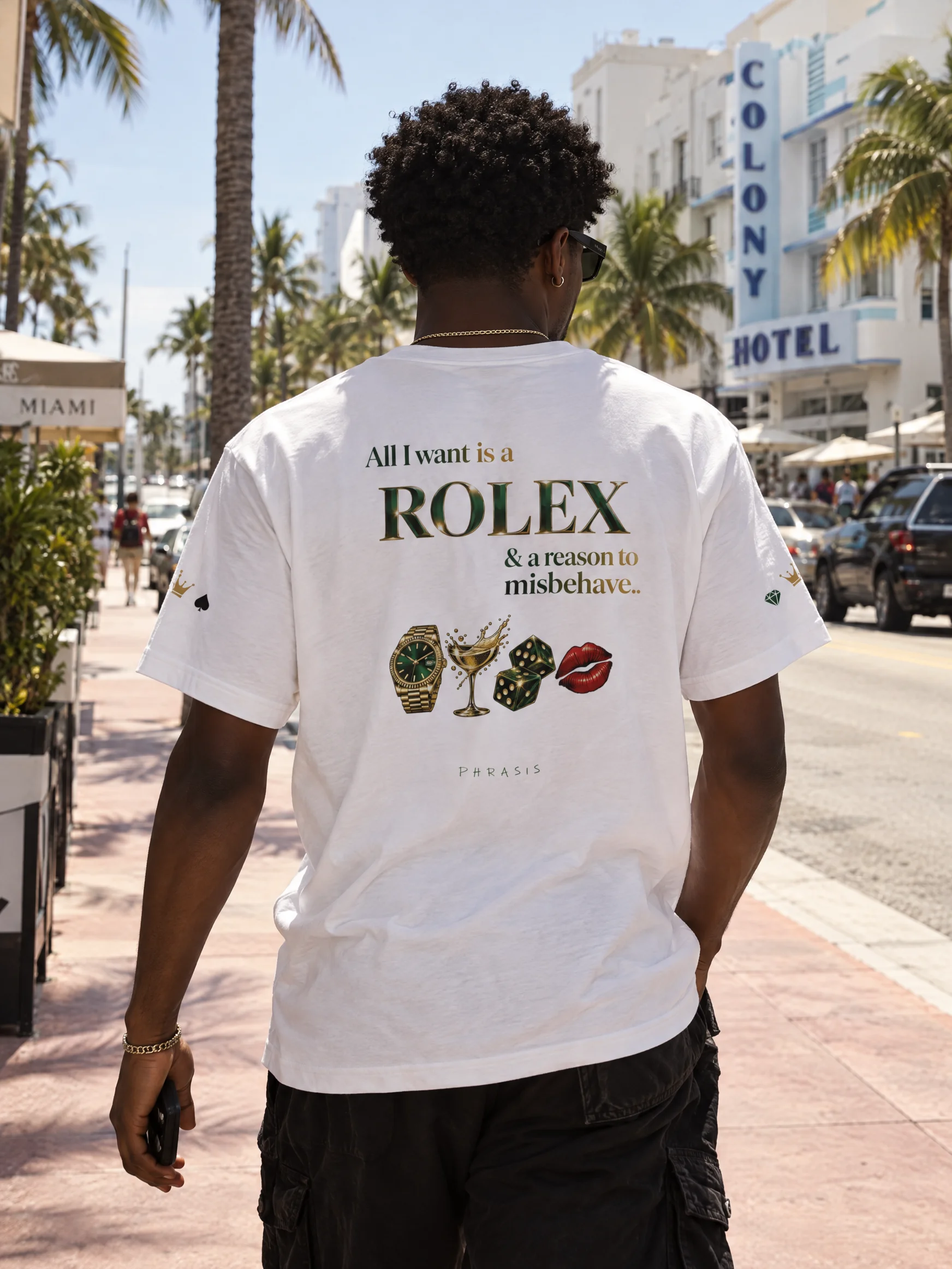 All I Want is a Rolex & a reason to misbehave — Solid White Blend, photo 7