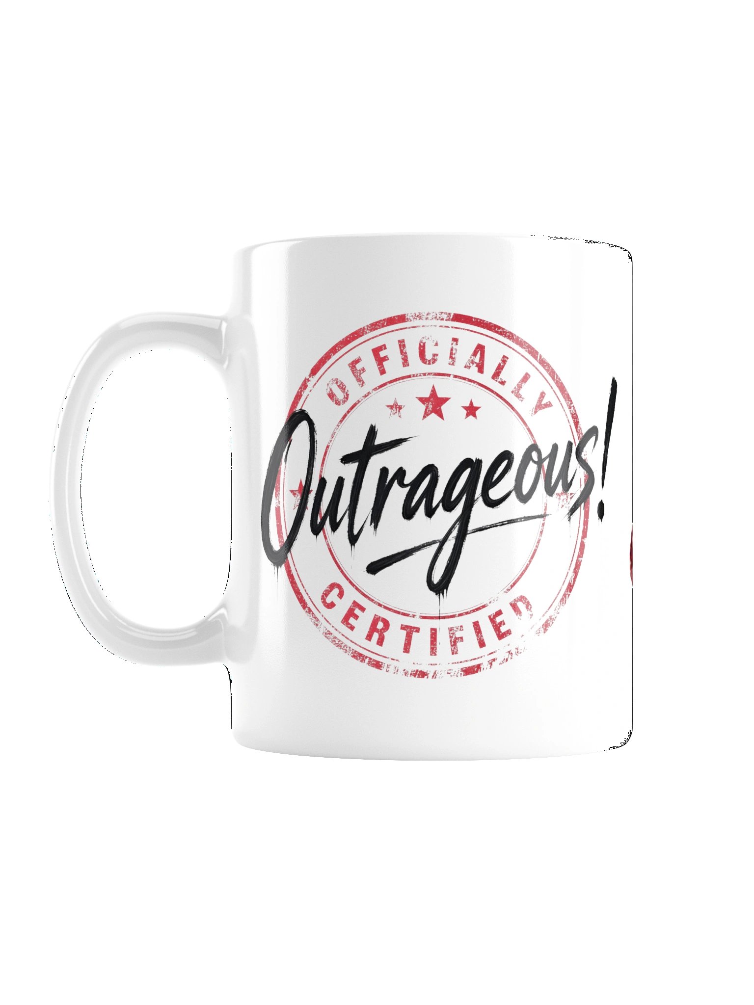 Outrageous Disco Cherry Star Mug product image (1)