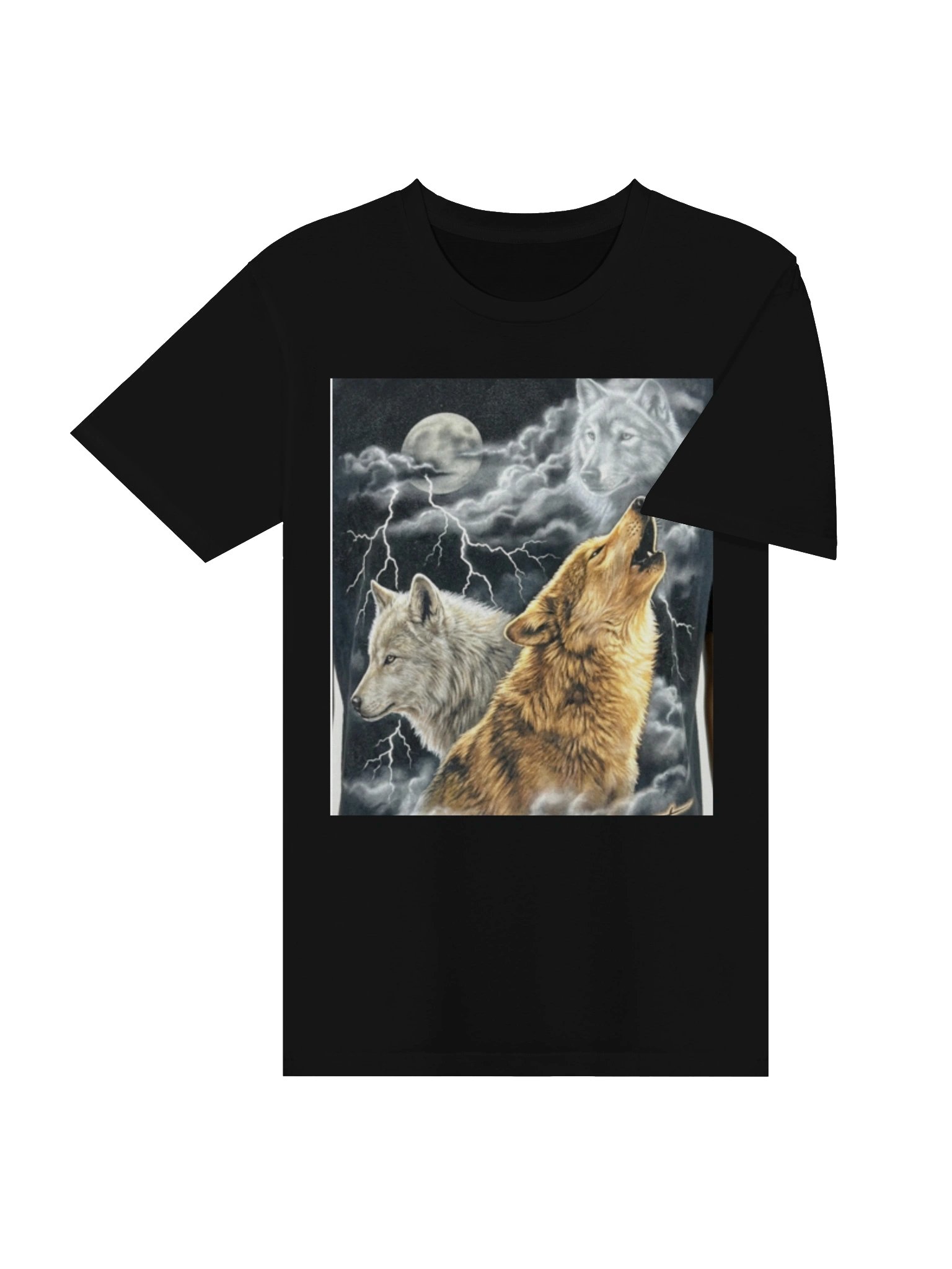 Copy of Howling Wolves T-Shirt | Wild Wolf Graphic Tee | Mountain Storm Shirt | Nature Lover Gift product image (4)