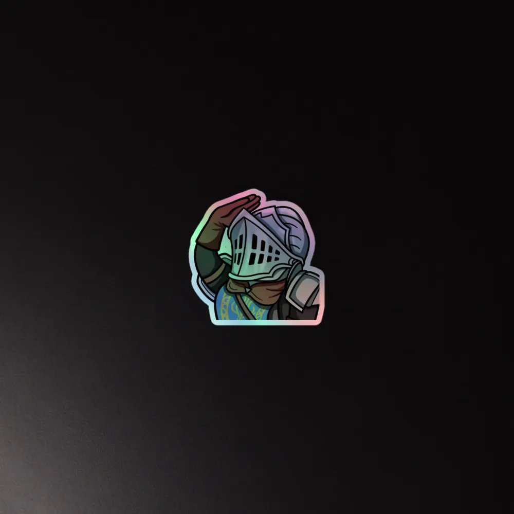Salute Holo Sticker product image (2)