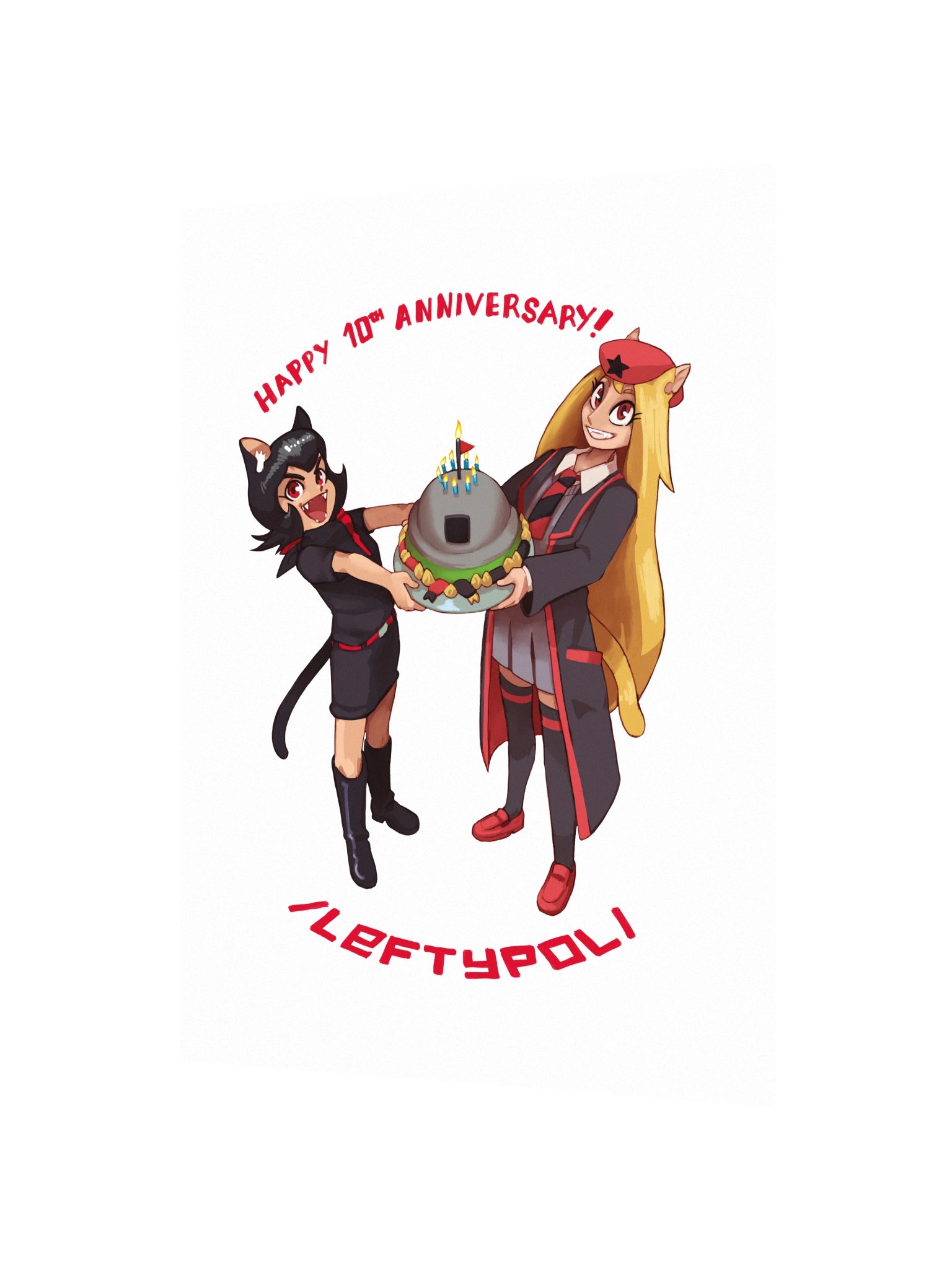 Alunya & Rodina — "Happy 10th Anniversary, /leftypol/!" product image (7)