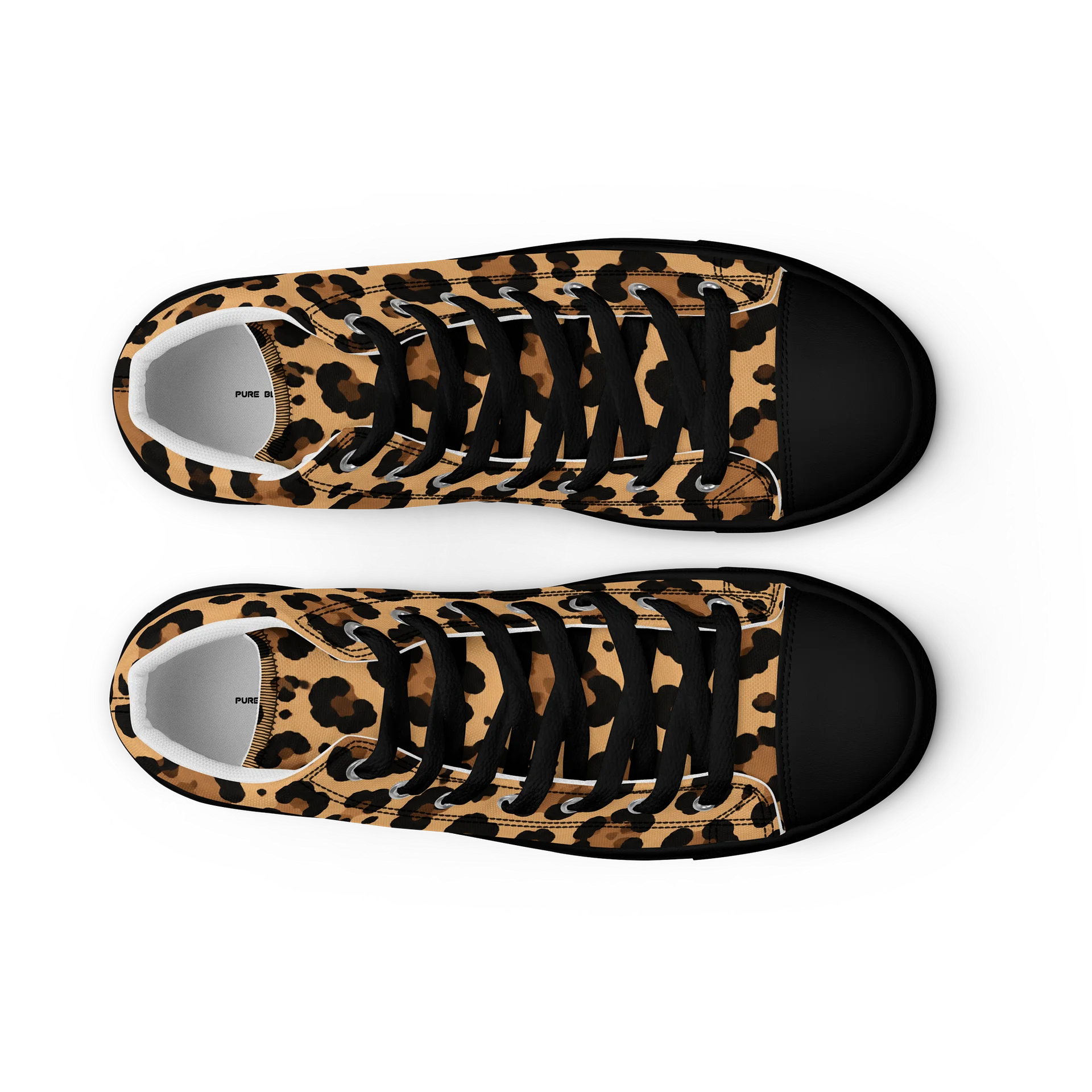 Leopard Print High Top Canvas Shoes product image (9)