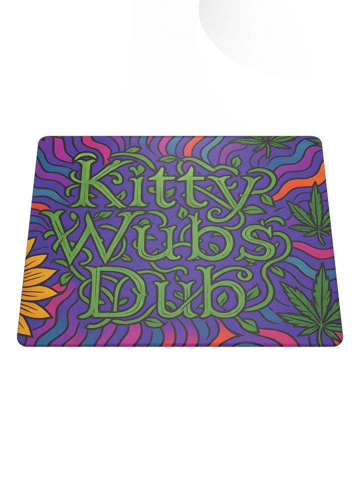 Kitty Sunflower Mouse Pad product image (1)