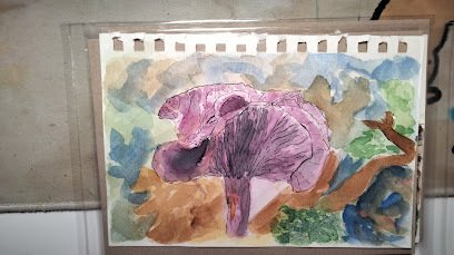 Mushroom Series Painting 3 A5 Watercolour and Ink painting product image (1)