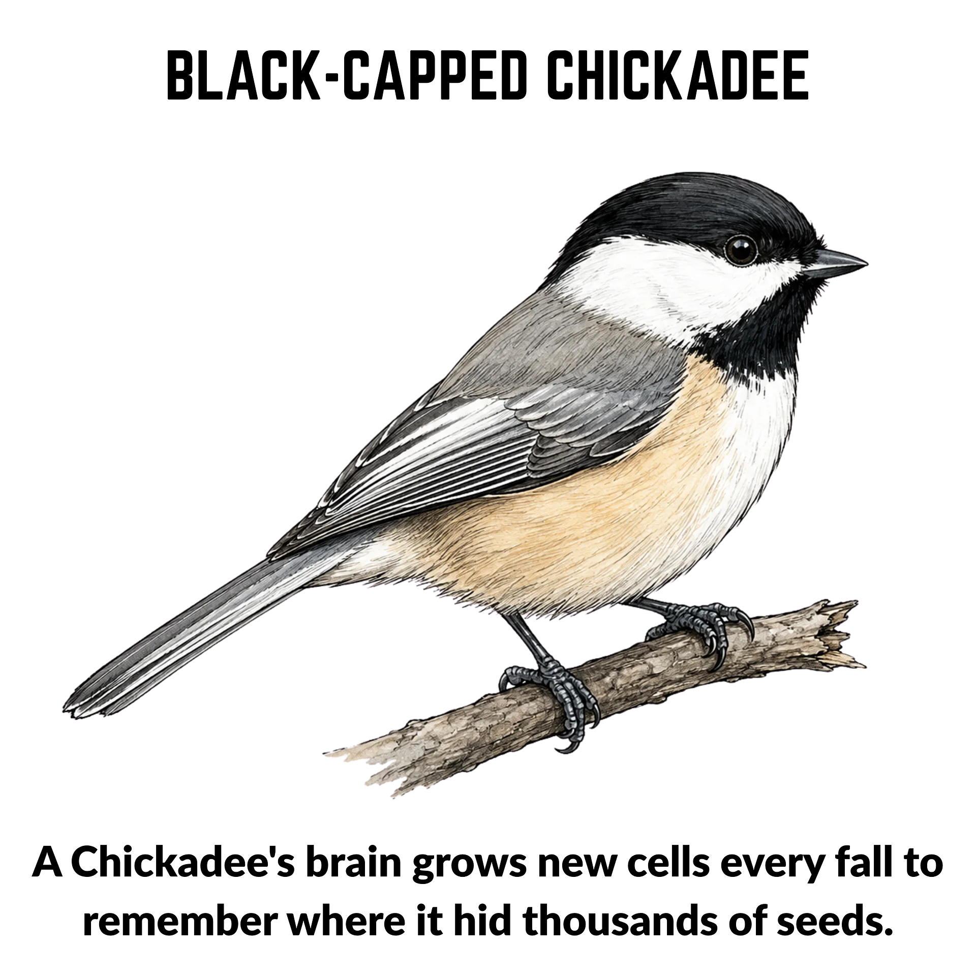 Black-capped Chickadee Tee product image (6)