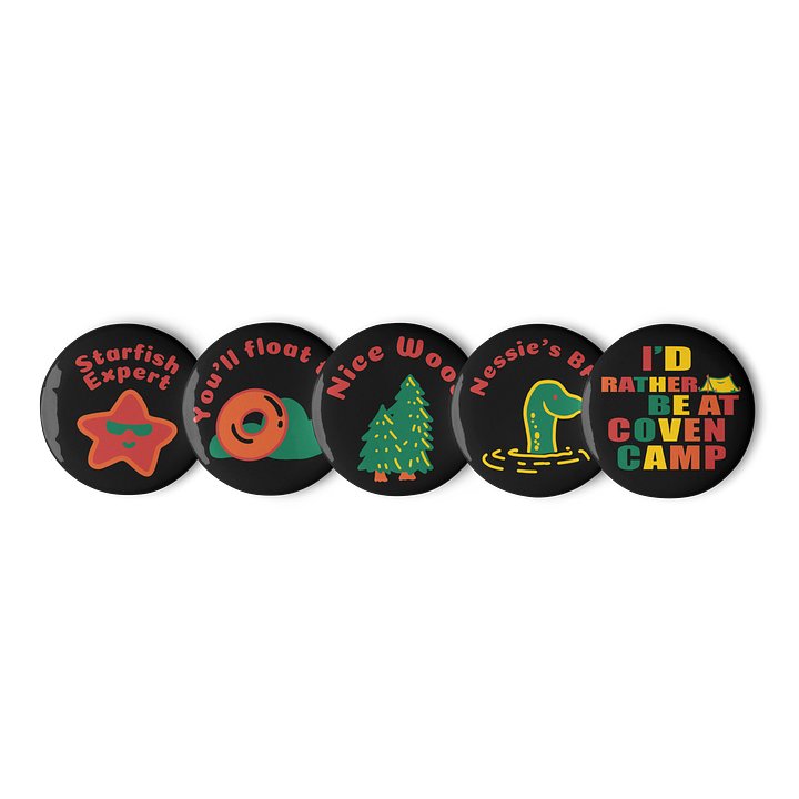 I'd Rather Be At Coven Camp Pin Set product image (2)