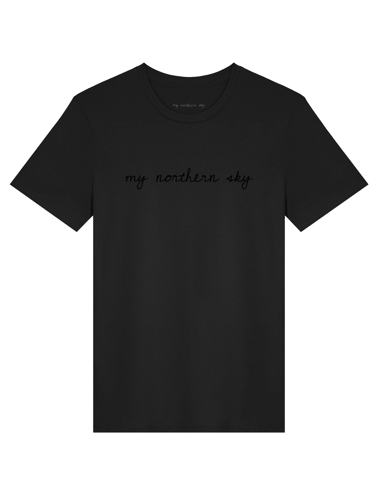 My Northern Sky Handwritten Tee – Blackout Edition product image (1)