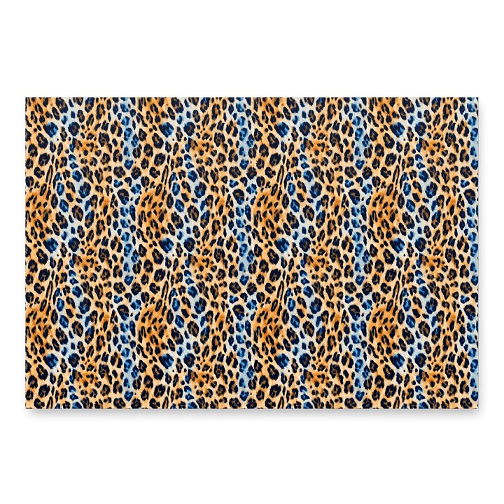 Blue Brown Leopard Paper Sheets product image (1)
