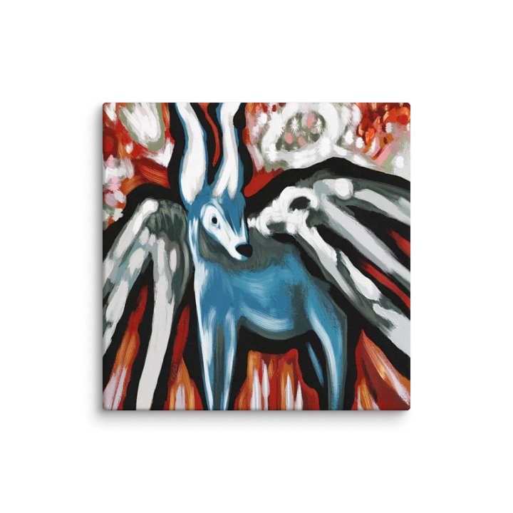 Blue Deer Allcolor Stretched Canvas product image (2)