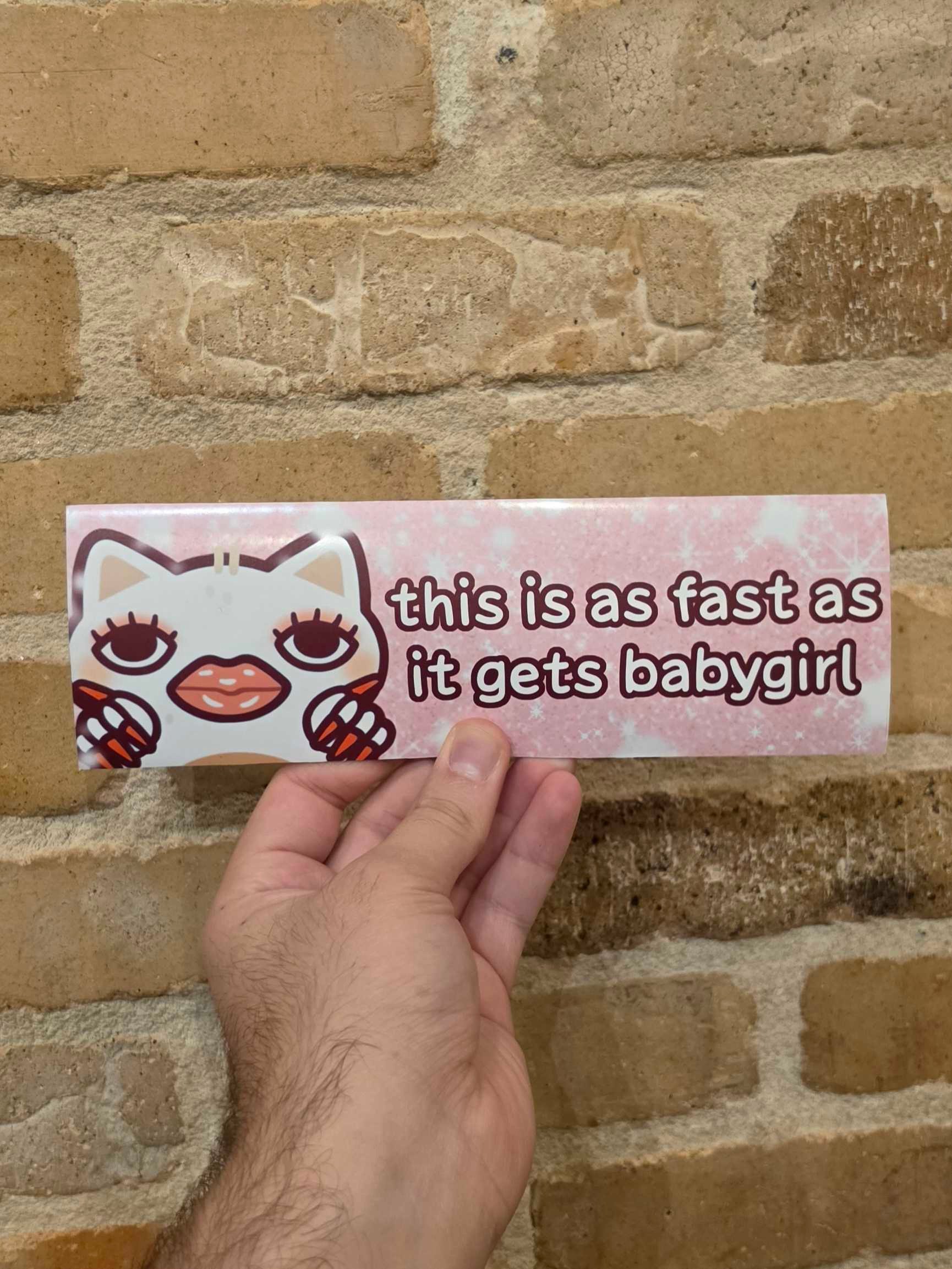 Baby Girl Bumper Magnet product image (2)