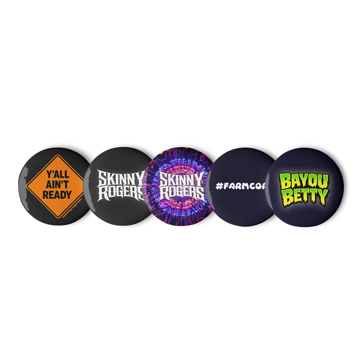 Skinny Rogers Custom Pin Pack (5-Piece) product image (1)