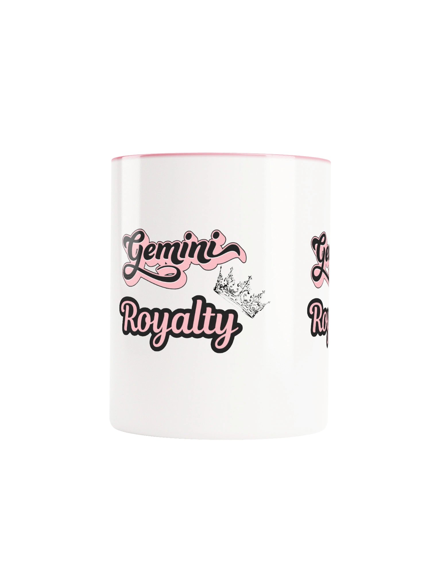 Gemini Royalty Pink Script Mug product image (7)