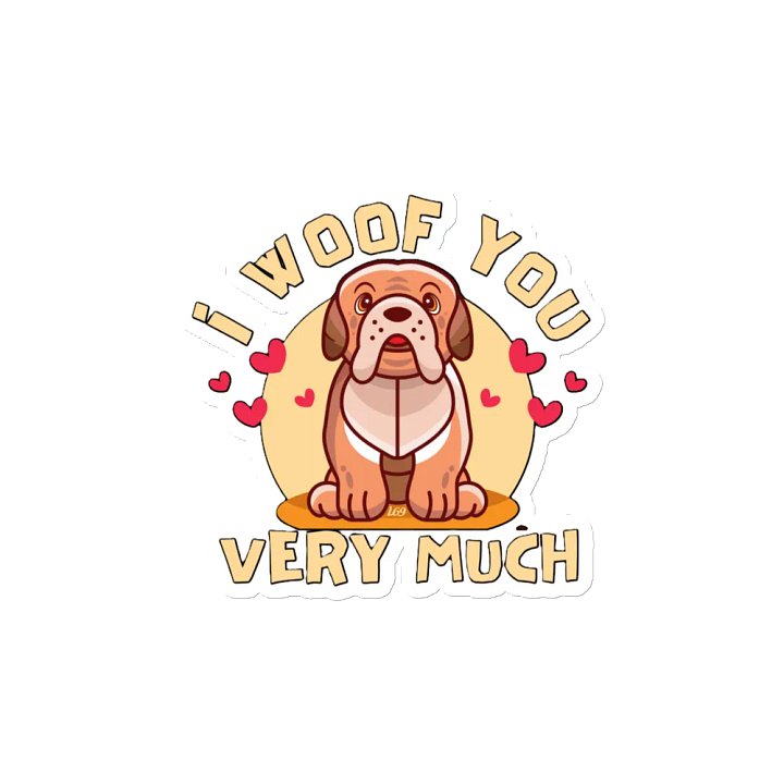 I WOOF YOU VERY MUCH product image (2)