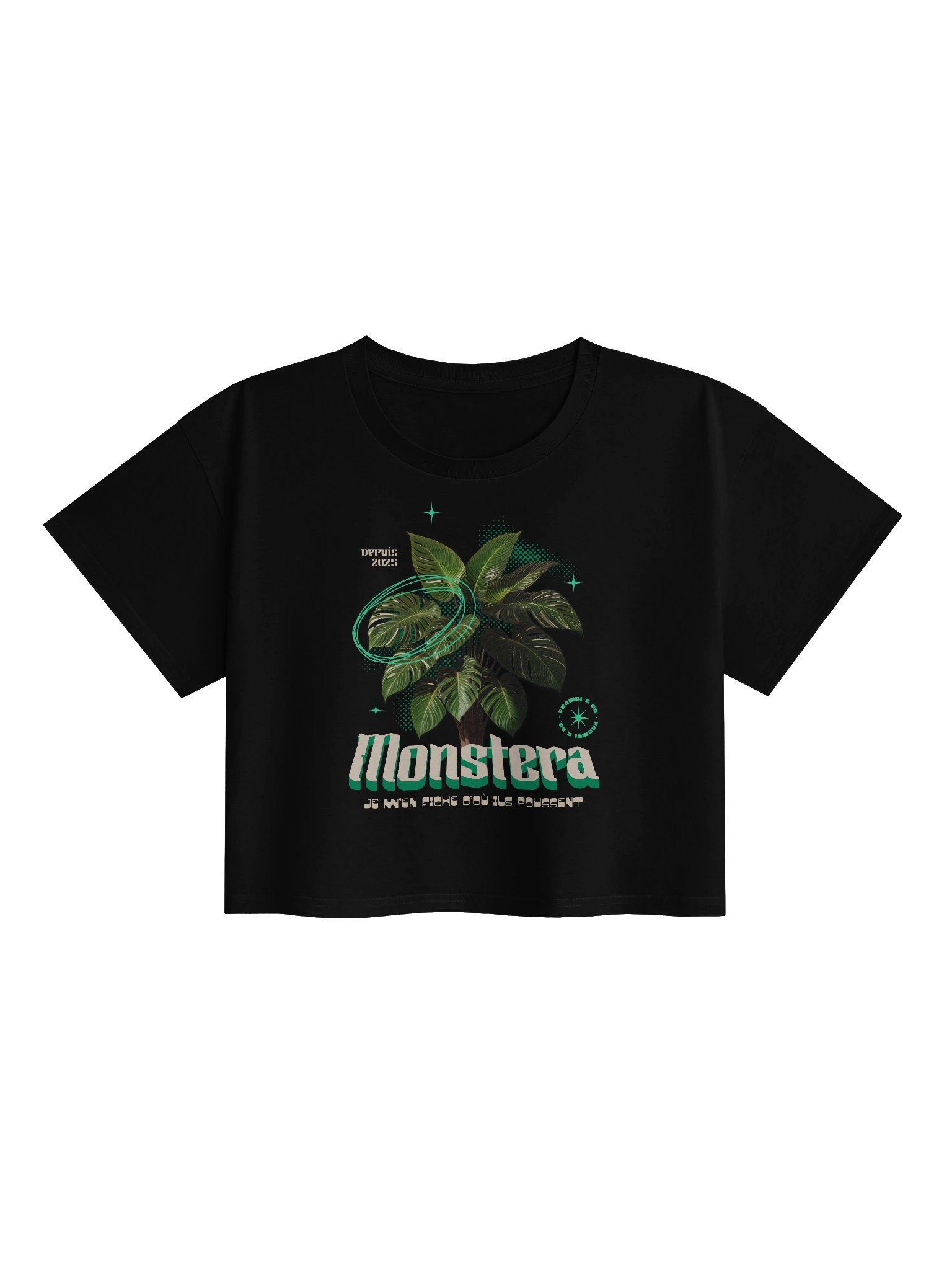 Monstera Madness Crop Top product image (1)