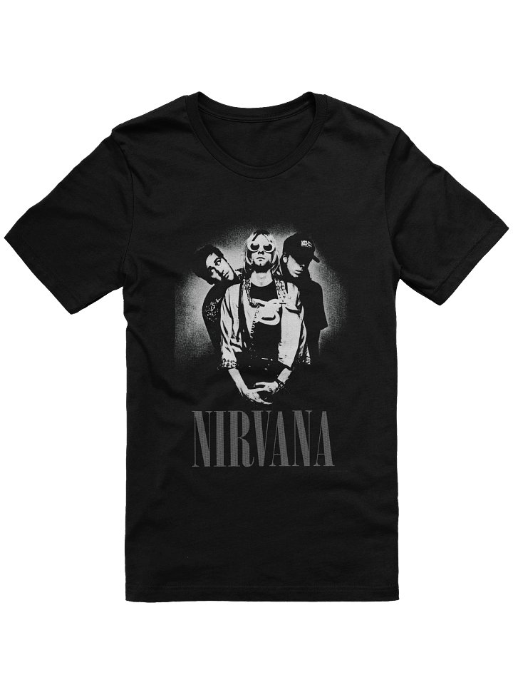 NIRVANA Trio Monochrome T-Shirt - Unisex T-Shirt – Premium Printed T-Shirt for Everyday Casual & Streetwear product image (1)