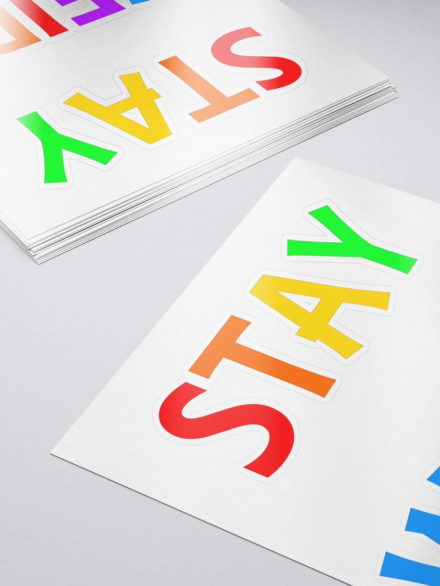 Stay Weird Rainbow - Kiss Cut Stickers product image (5)