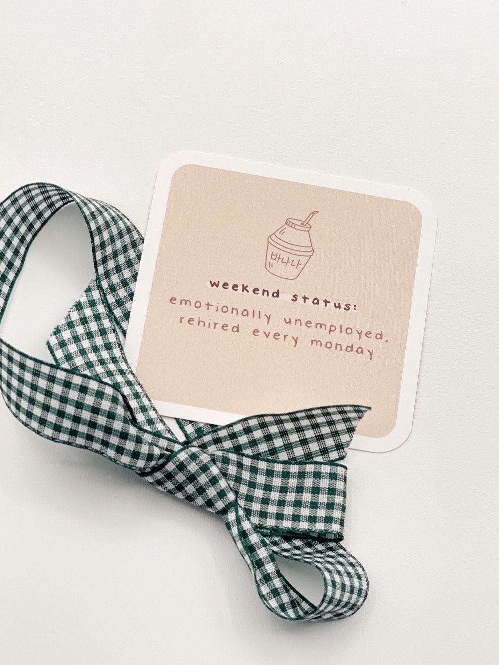 "Banana Milk" Cozy Desk Art & Stationery Collector Set — Tiny Moments Series product image (4)