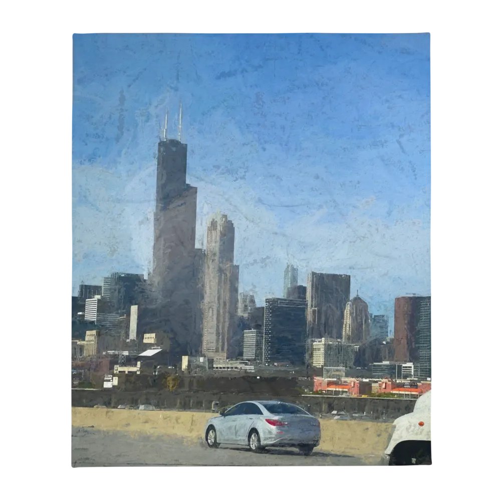 A Clear Drive Chicago Throw Blanket product image (13)