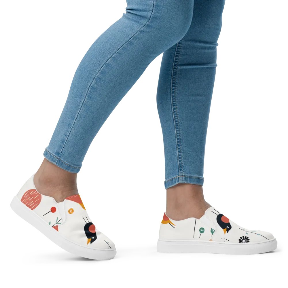WOMEN'S SLIP-ON CANVAS SHOES 🐦‍⬛ Sweet Bird Harmony product image (6)