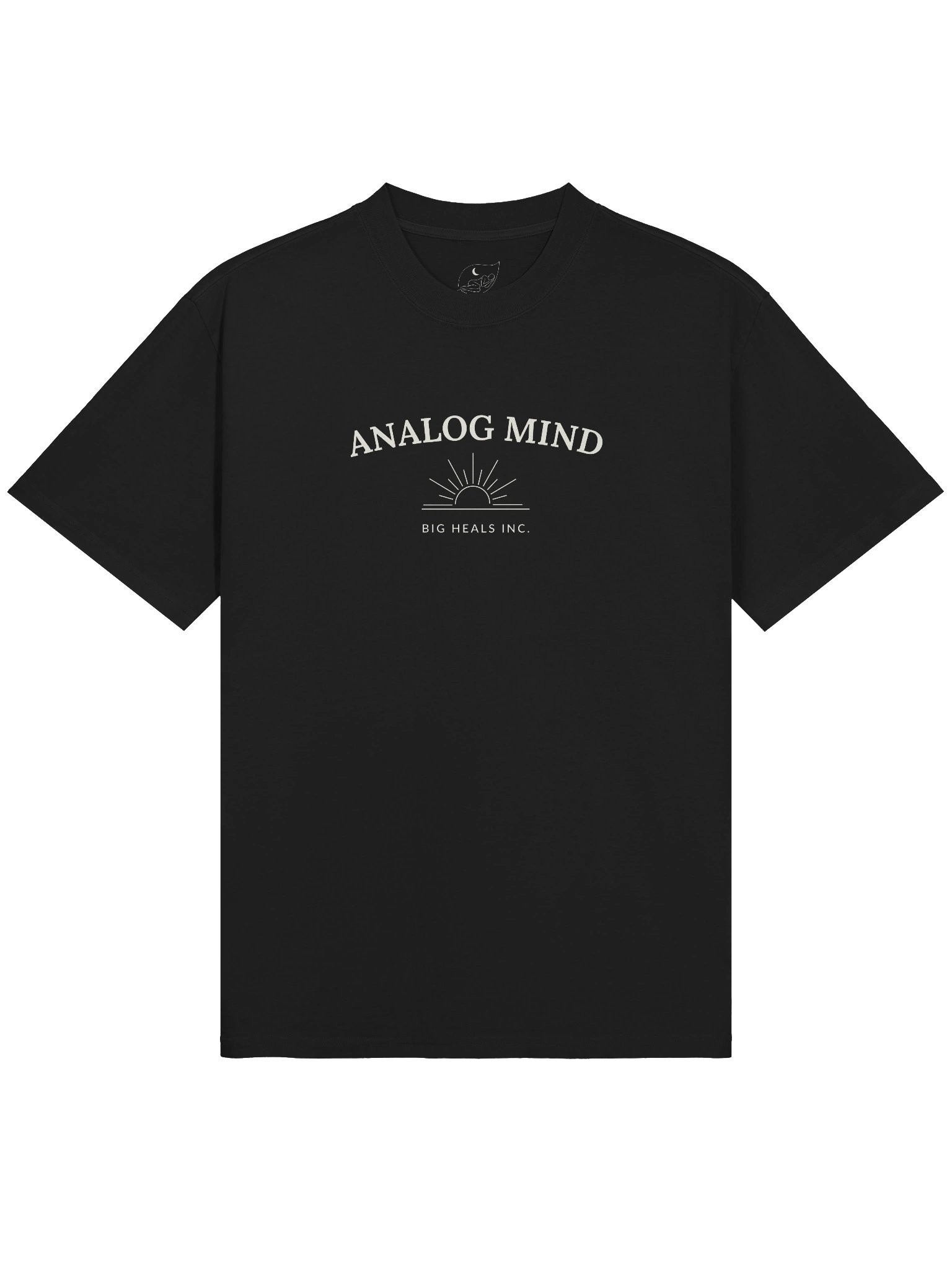 Analog Mind Oversized T-Shirt | Faded Black product image (1)