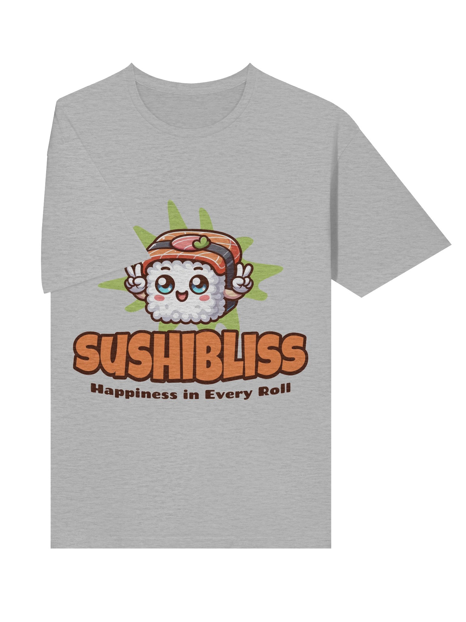 Sushi Bliss Happiness Roll T-Shirt - Gildan Softstyle product image (3)