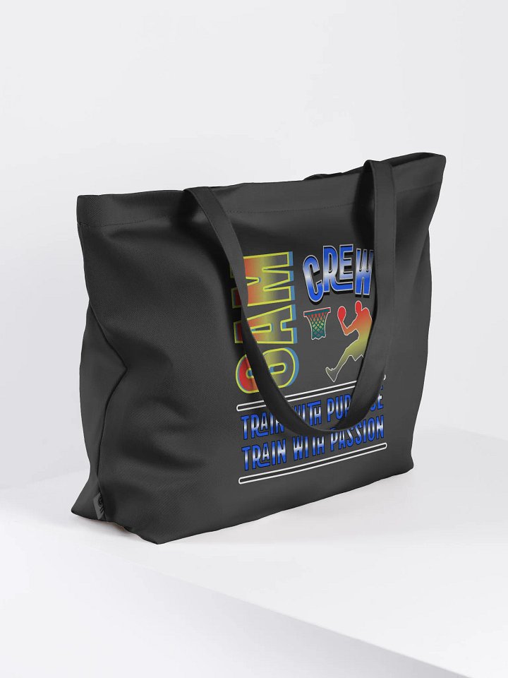 6AM Crew Train With Purpose Train With Passion Basketball Motivational Tote product image (1)