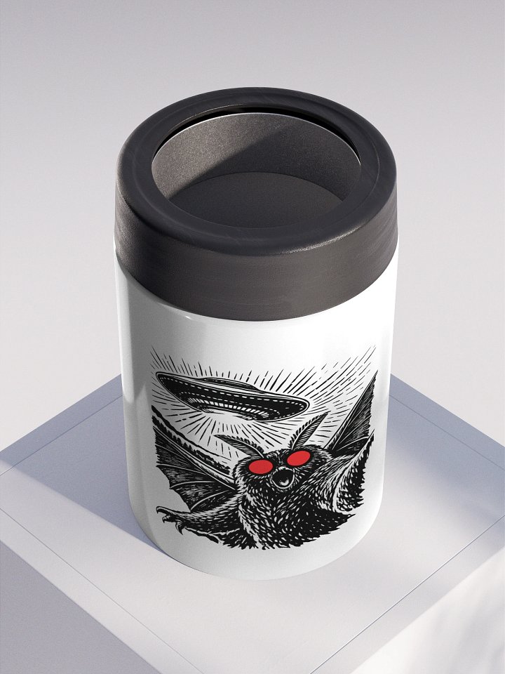 MOTHMAN SELFIE STAINLESS STEEL KOOZIE product image (2)