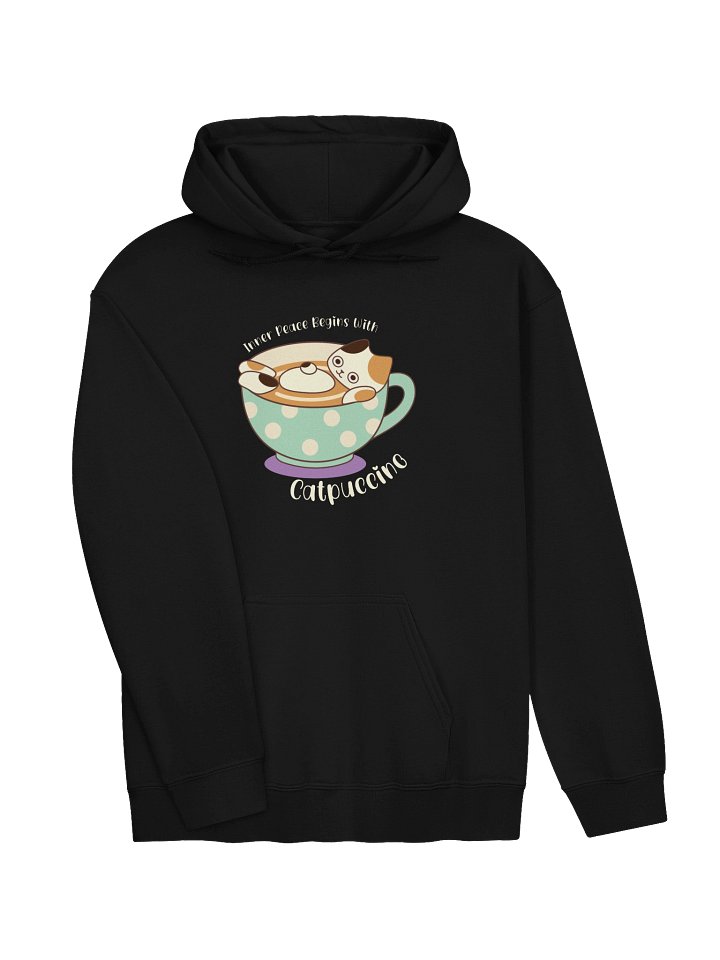 Catpuccino Cat - Unisex Adult Hoodie product image (5)
