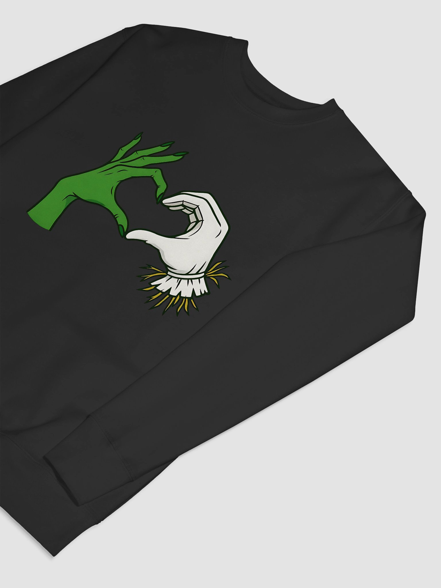 Wicked Love Sweatshirt – Elphaba x Fiyero Design – Broadway Romance Apparel product image (5)