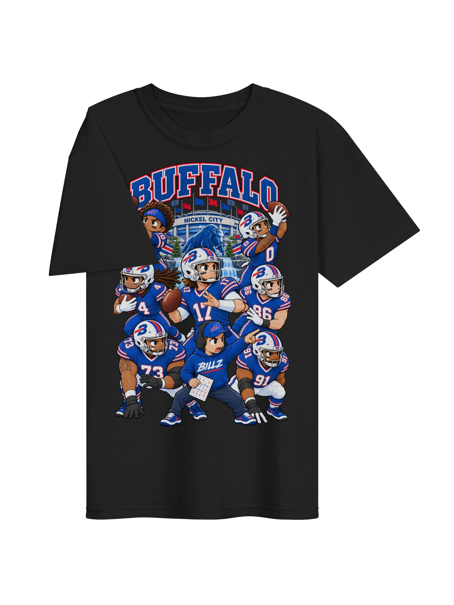 Buffalo Football Animated Player T-Shirt product image (11)