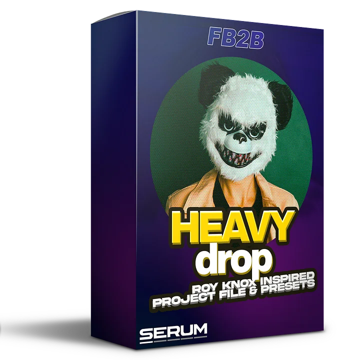 Roy Knox / Crankdat Serum Presets & project file, "Heavy Drop" product image (1)