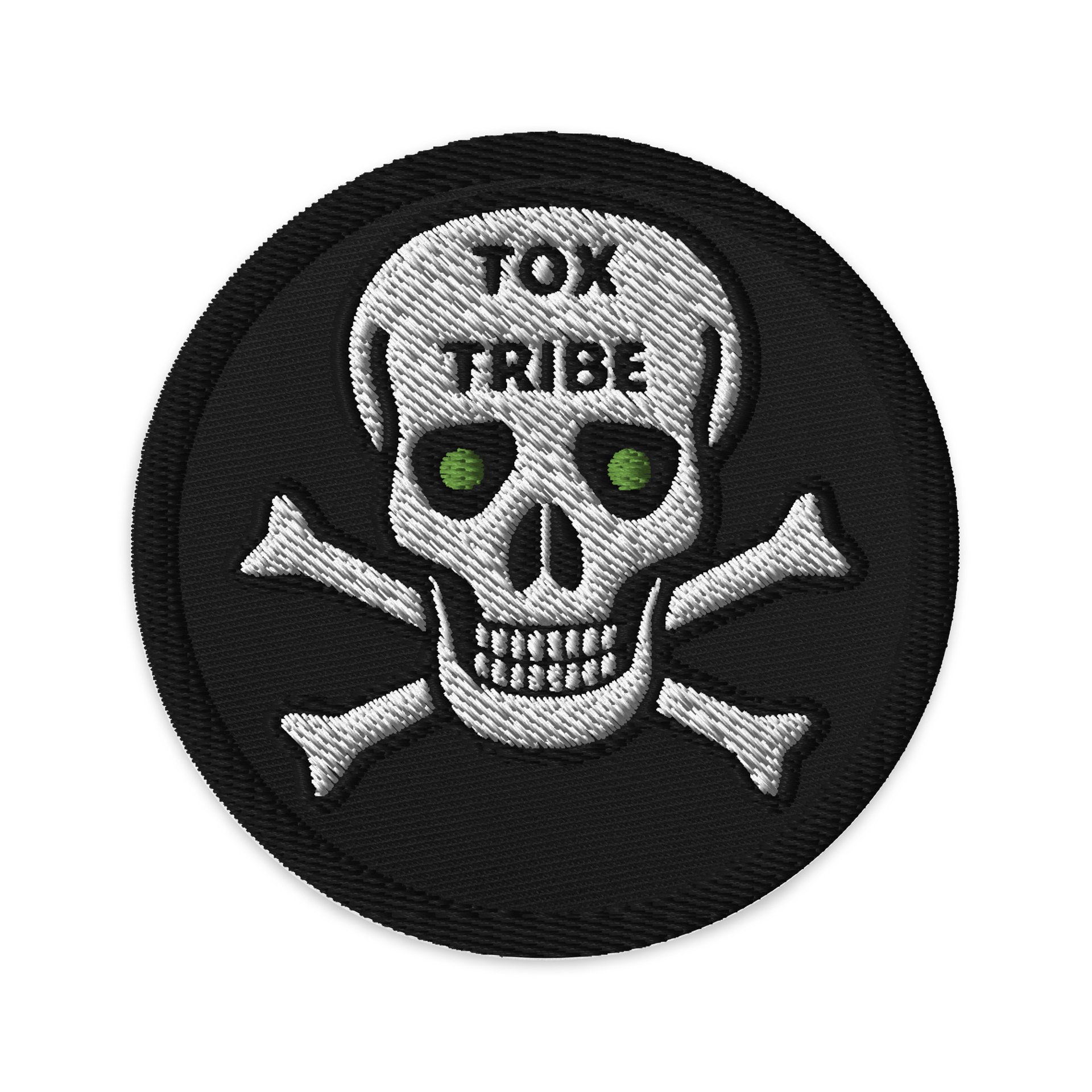 Tox Skull Embroidered Patch product image (1)