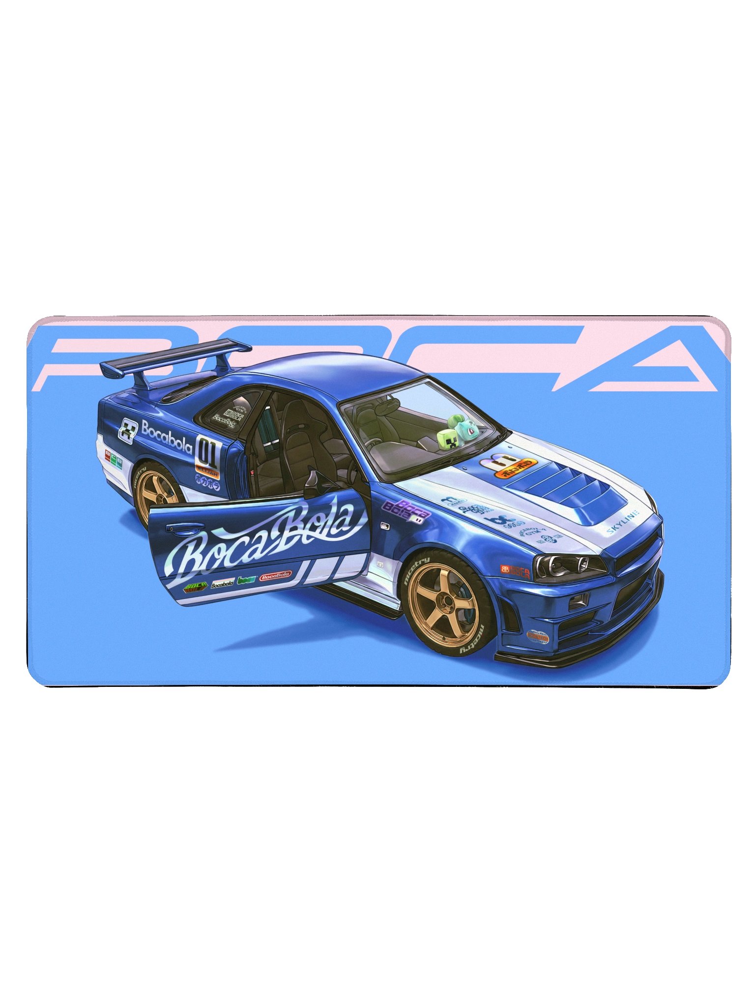 Skyline Mouse Pad - Blue Decal product image (1)