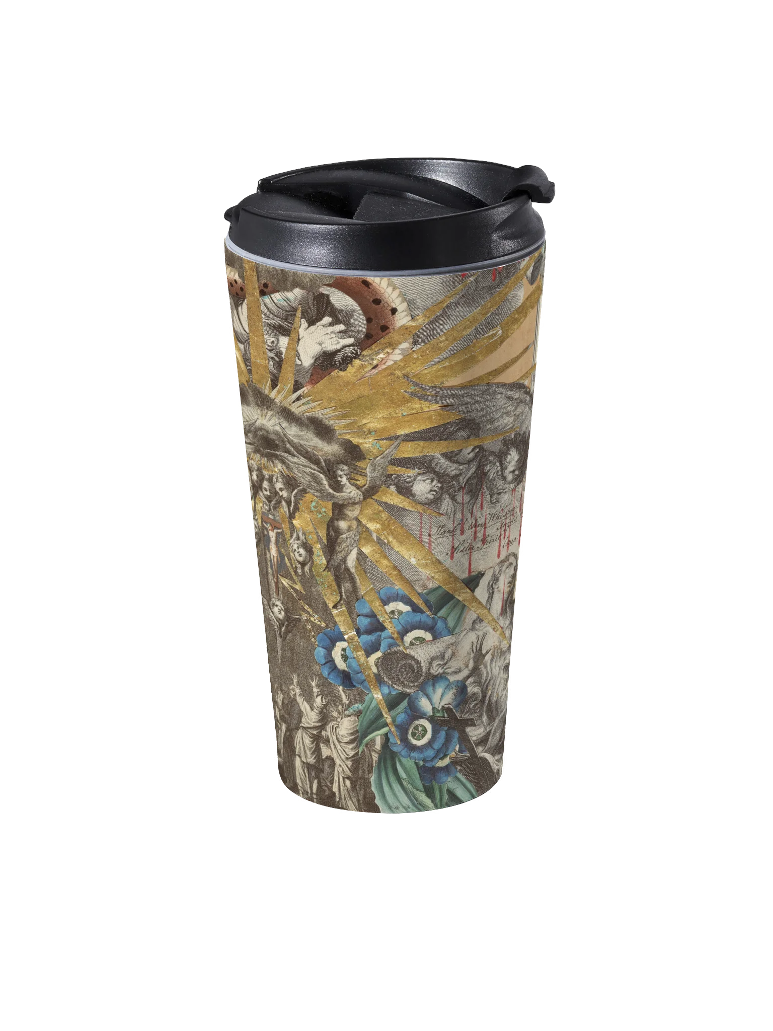 Vintage Floral Collage Travel Mug product image (2)