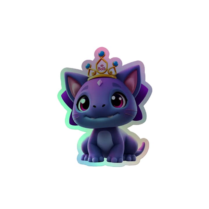 Dinokitty Holographic Sticker product image (2)