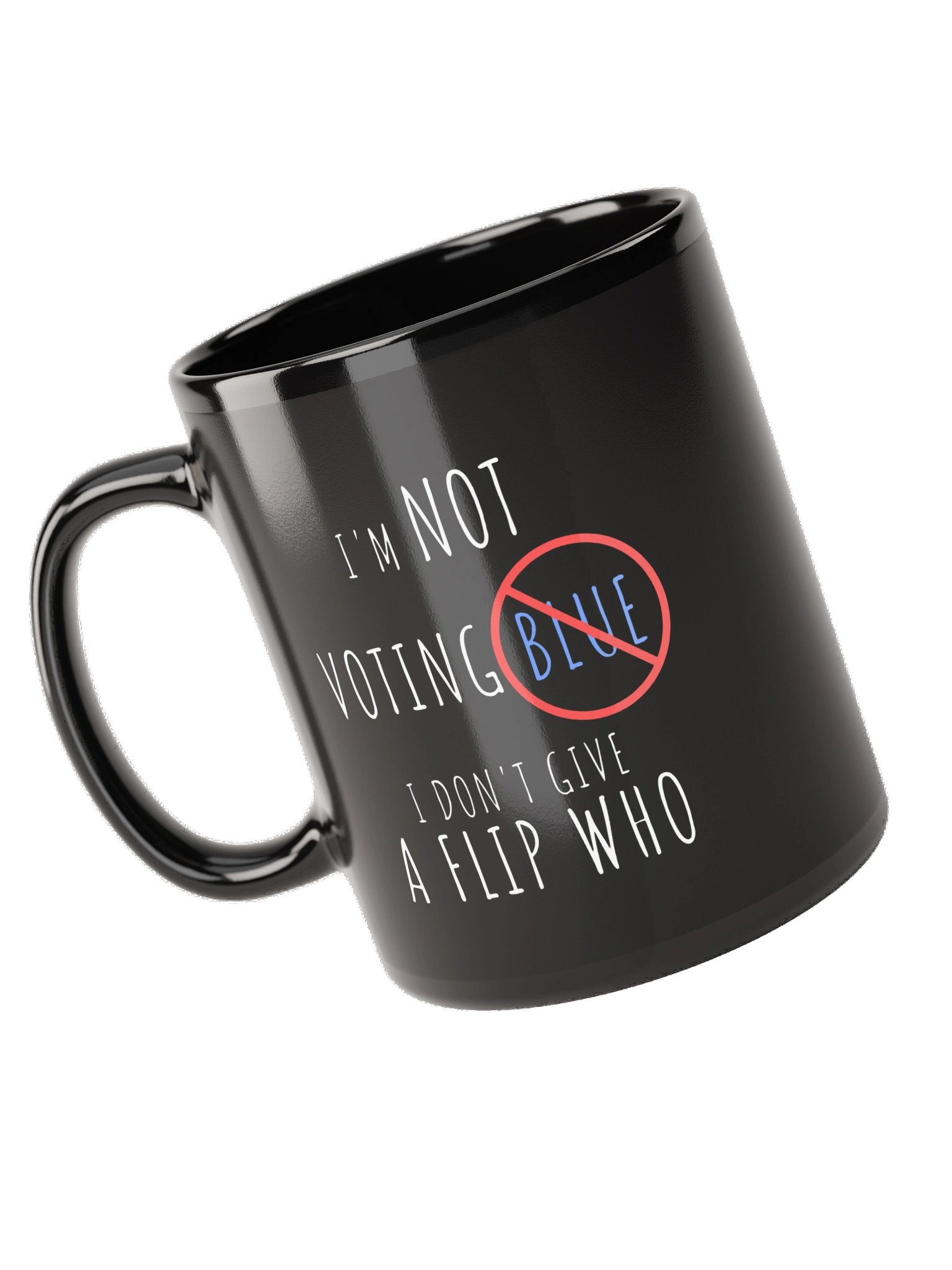 The Not Voting Blue Mug - Black product image (9)