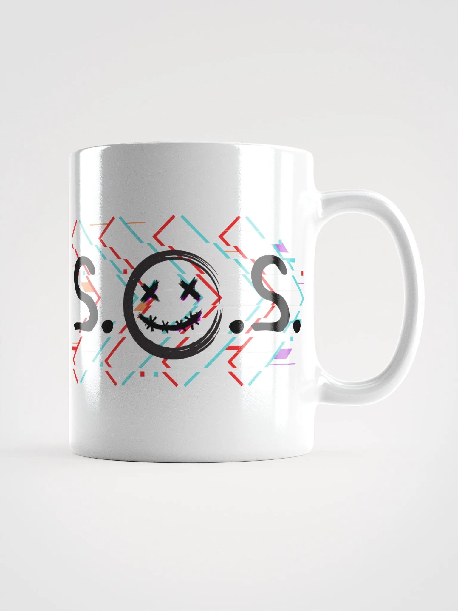 Fast Forward Glitched Mug product image (1)