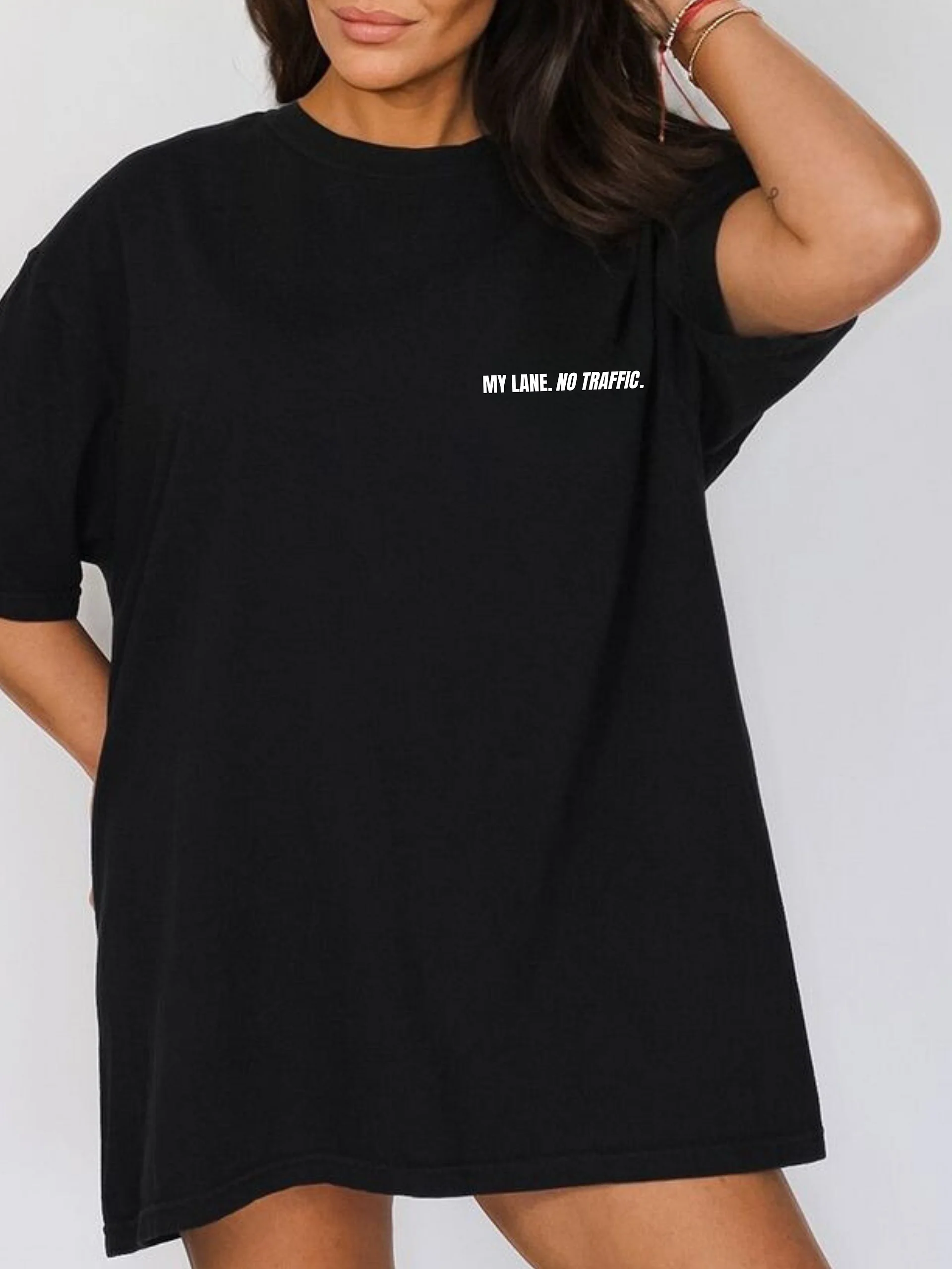 MY LANE. NO TRAFFIC- Unisex Oversized T-Shirt | shesaiditall product image (5)