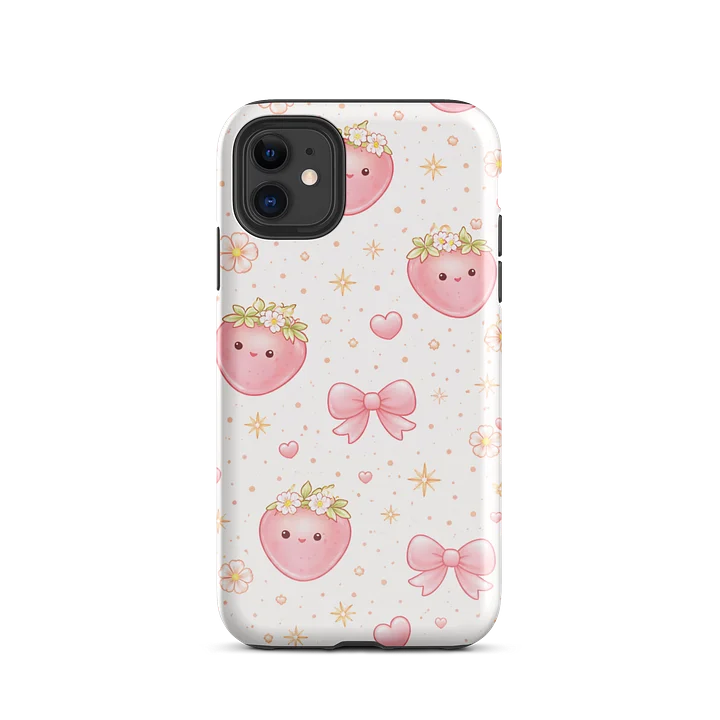 Smiling Strawberry Delight iPhone Tough Case product image (55)
