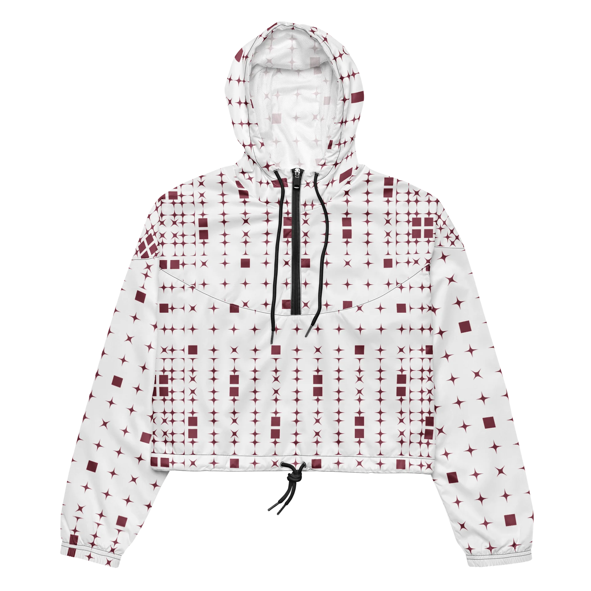 Glitch Pulse Cropped Windbreaker product image (3)