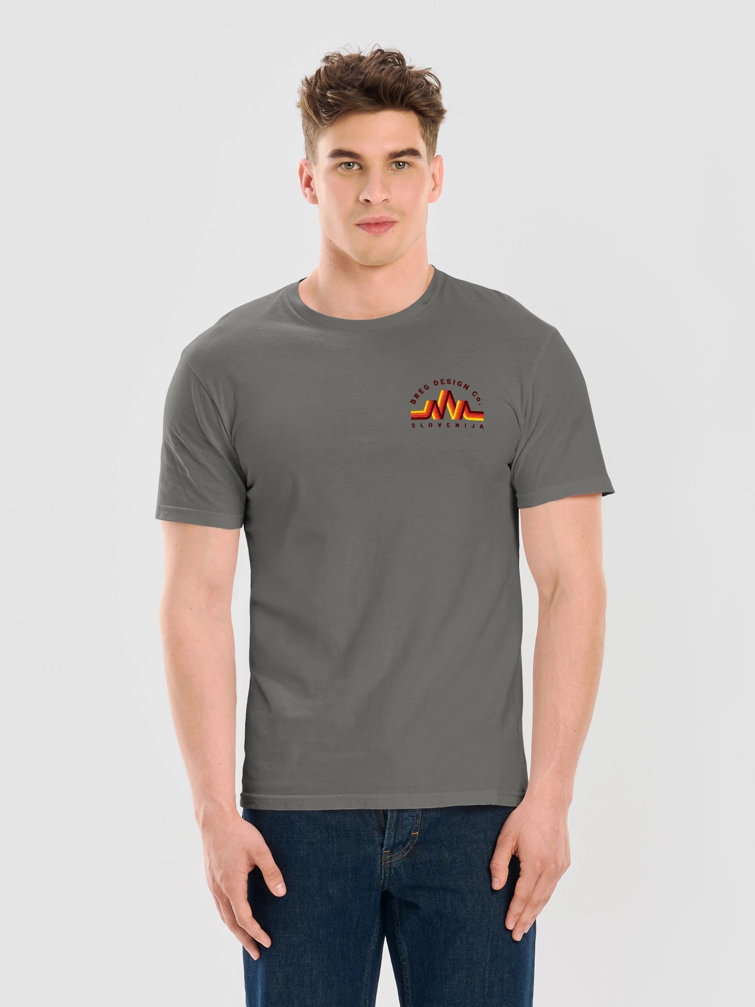 Triglav Retro Embroidered | Unisex T-Shirt product image (6)